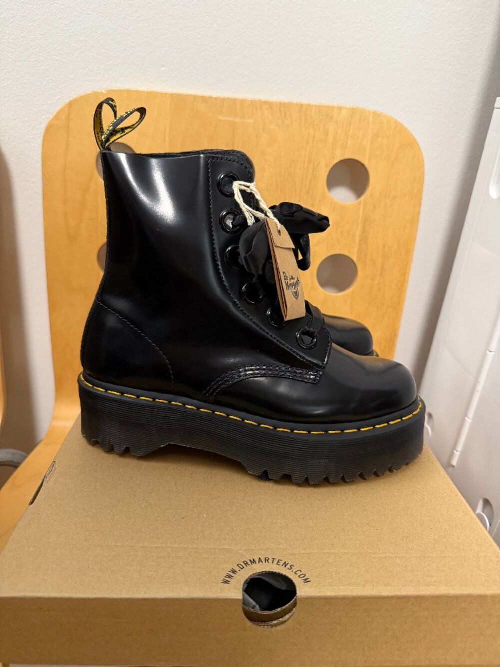 Dr. Martens Molly Black Boots